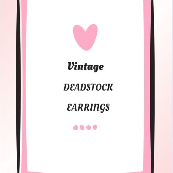 Bold Retro Earrings Mystery Box — Authentic Deadstock Gems NEW - Picture 2 of 4